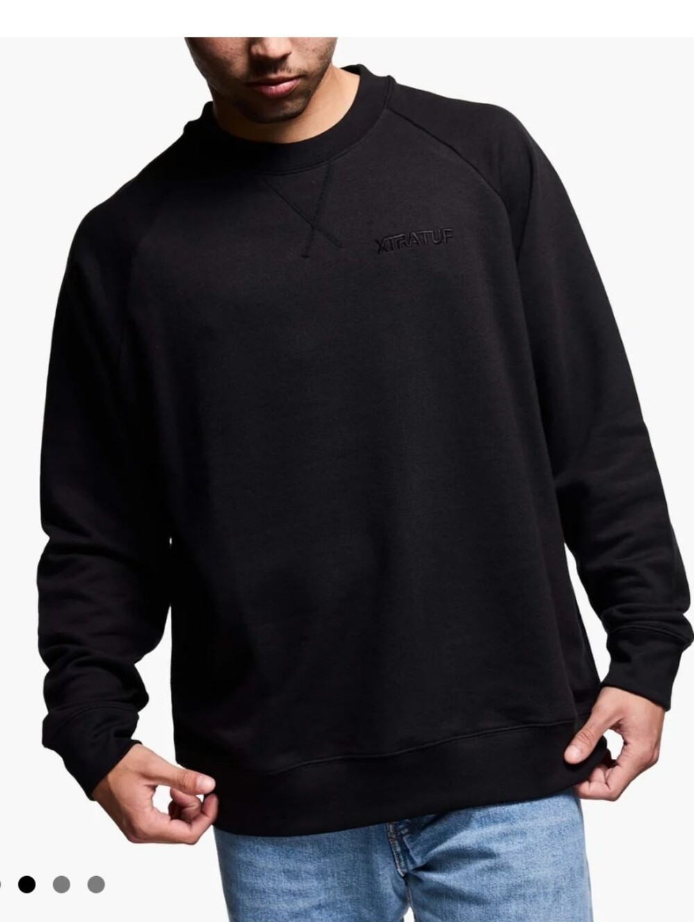 Xtratuf Men's Black Crewneck Sweatshirt